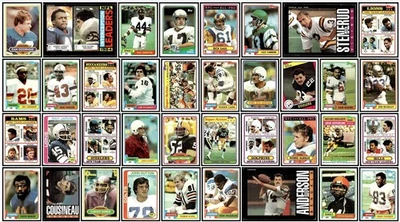 Mixed Lot of 98 Football Sports Cards 1978-1988 Cleveland Browns Baltimore Colts - Image 1 of 3
