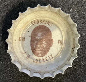1964-66 Cola-Cola Bottle Cap J.W. Lockett Washington Redskins EX-EXMINT - Picture 1 of 2