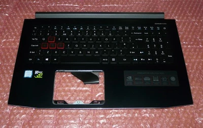 Acer Predator Helios 300 PH315-51 Handauflage Abdeckung Gehäuse Tastatur QWERTY - Bild 1 von 4