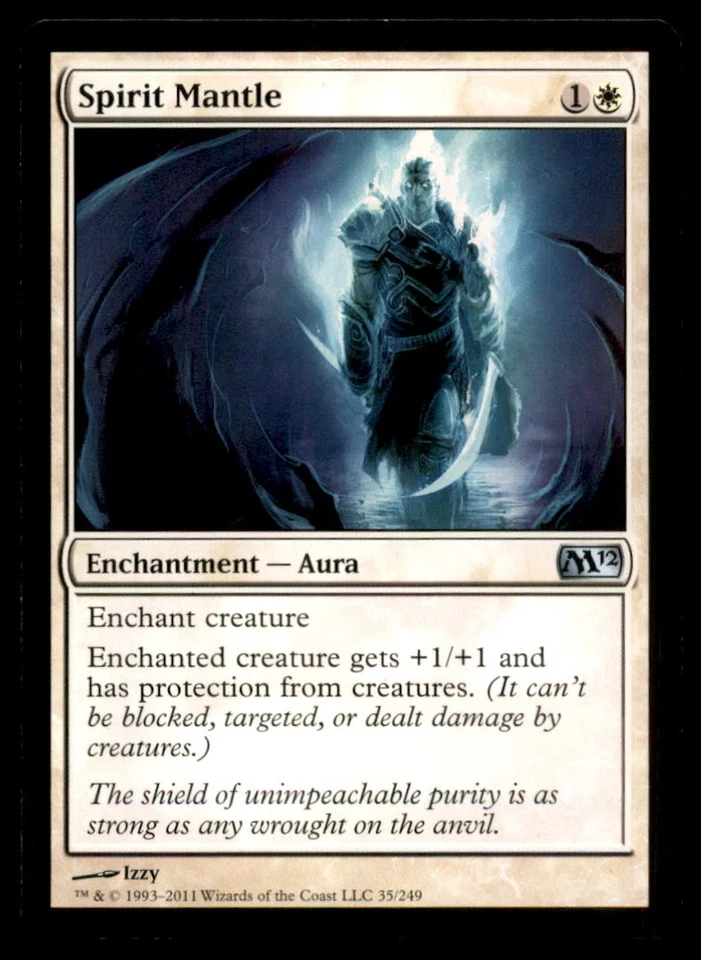 MTG Spirit Mantle LP Light Play Magic 2012 [5322] - Image 1 of 1