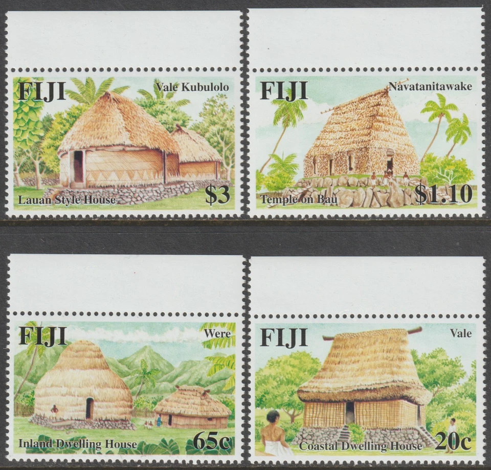 Casa tradicional completa EDSROOM-21395 Fiji 1124-1127 MNH 2006 CV$7 Foto 1 de 1