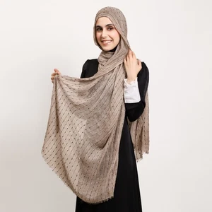Muslim Long Scarf Women Hijab Head Cover Wrap Shawl Turban Headscarf Stole Arab - Picture 1 of 30