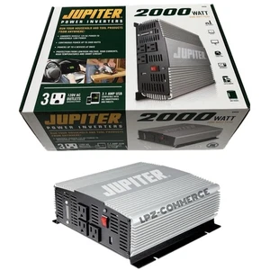 JUPITER 2000 Watt Continuous/4000 Watt Peak Modified Sine Wave Power Inverter - Picture 1 of 3