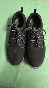George Marcos rugged casual work lace up boots, shoes size 8 1/2 black - Picture 1 of 18