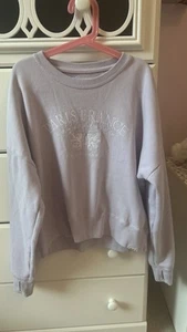 Abercrombie & Fitch Girls Lilac Warm Sweatshirt size 13/14 - Picture 1 of 3