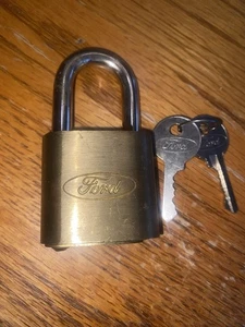 Ford Bronco Brass Spare Tire Lock Vintage 78-96 Bronco & Truck - Picture 1 of 6