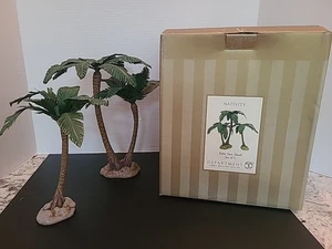 Dept 56 Palm Trees , Little Town of Nativity Bethlehem Village Accessories 2 - Picture 1 of 5