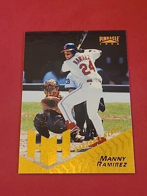 1996 Manny Ramirez Pinnacle #278 Hardball Heroes - Image 1 of 2