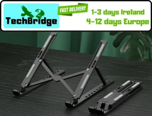 Ergonomic Laptop Stand Black 6-Level Foldable Holder for 10-15.6'' Notebook - Bild 1 von 9