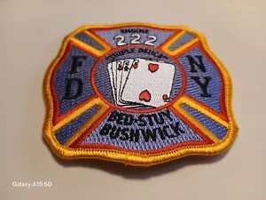 FDNY -- New York Engine 222 Fire Rescue Department Patch - Picture 1 of 1
