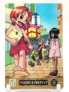 Nami Robin One Piece Plastic Card Bandai Japan Very Rare No.121 2003 F/S - Picture 1 of 12