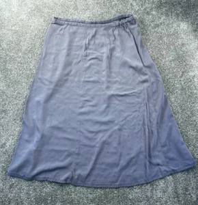 Eileen Fisher gonna donna media regolare chiusura zip midi linea A casual viola - Foto 1 di 7