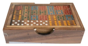 Set 2 Piastrelle Domino in Legno grandi e piccoli - Foto 1 di 9