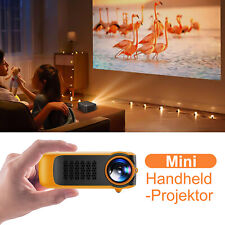 Tragbarer 1080P Smart Projektor Mini LED Beamer Heimkino Multimedia Full HD HDMI
