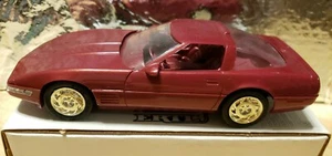 Chevrolet Corvette ZR-1 1991 ERTL AMT medio rojo brillante metálico #6034 promoción - Imagen 1 de 7