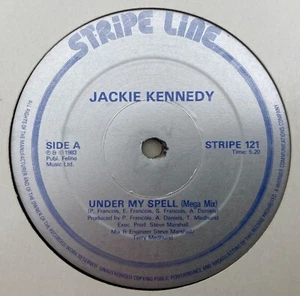 Under My Spell - Jackie Kennedy - 12" Vinyl 45 - Stripe Line - STRIPE 121 - 1983 - Picture 1 of 4