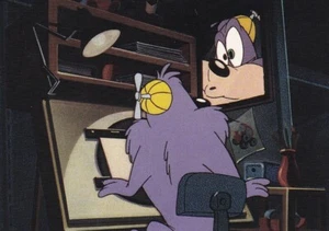 1994 Cardz Tiny Toon Adventures #21 Dizzy Draws - Foto 1 di 2