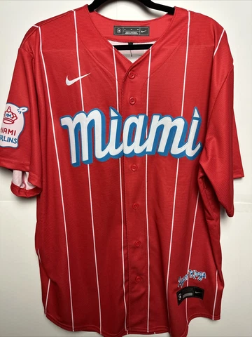 Nike City Connect Miami Marlins Brian Anderson 15 Sugar Kings Jersey Men's Sizes Cover