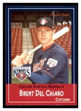 2002 Perfect Game Cedar Rapids Kernals #5 BRENT DEL CHIARO Cedar Rapids Kernels