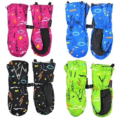 SLAMOTEX Kinder Handschuhe Jungen Mädchen Winterhandschuhe Skihandschuhe Sport Schnee C88