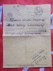 Original Soviet soldiers letter form home 05.  Yellow paper nice stamps WW2 RKKA
