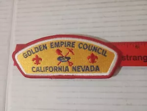 Golden Empire Council California Nevada CSP BSA Boy Scouts Of America Patch - Picture 1 of 4