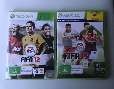 Fifa 12 + Fifa 15 Lot Of 2 Xbox 360 Games Discs Fast Post Very Good Condition - Image 1 of 4