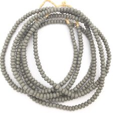 Vintage Venetian Opaque Gray glass beads African Trade Beads