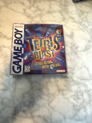 Complete Tetris Blast Vintage Video Gameboy Game 1996 W Box, Manual + Cartridge - Image 1 of 3