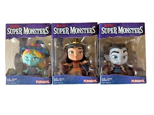 Personaggi Playskool B2/B17 Netflix Super Monsters - Lotto di 3 - Cleo, Drac e Katya - Foto 1 di 5