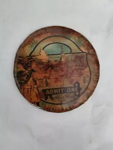 pan pacific international exposition Closing Day Badge 1915 - Picture 1 of 2