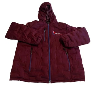 North End Jacket Men Large Burgundy Puffer Warm Logik Outdoors Full Zip Casual - Picture 1 of 9