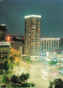 Postcard Poland Warsaw Crossroads of Marszalkowska streets - Picture 1 of 2