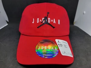 Jordan Nike Club Cap Jumpman Snapback Hat Red Jumpman Youth Boy’s 8- 20 - Picture 1 of 9