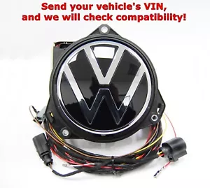 NEW GENUINE OEM VW T-ROC RVC REAR VIEW CAMERA LOGO EMBLEM BADGE 2GA827469 N - Picture 1 of 6