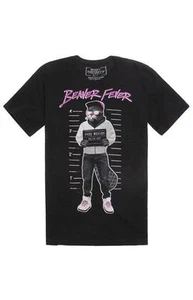 Riot Society Free Beaver Fever Tee Herren T-Shirt Schwarz Neu mit Etikett - Bild 1 von 1