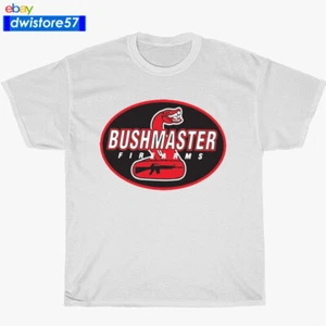 Nueva Camiseta Bushmaster Armas de Fuego Logo Negra/Azul Marino/Blanca/Gris Deportiva S-5XL - Imagen 1 de 11