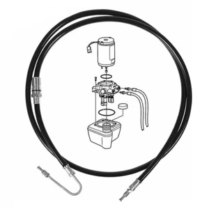 Fits For Volvo Penta DPH DPR Power Trim Hose Hydraulic Hose Line Kit 21721548 - Foto 1 di 11