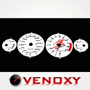 Suzuki GSX 1300 R Hayabusa 01-07 Fond de Compteur BLANC - Picture 1 of 1