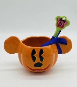 Disney Tokyo Resort Halloween Trucos y Tratos Mickey Mouse Taza Cuchara Set 2017 - Imagen 1 de 7