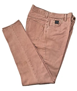 Jeans vintage anni 80 Wrangler da donna vita alta mamma rosa USA 30W X 33L taglia 12 - Foto 1 di 6