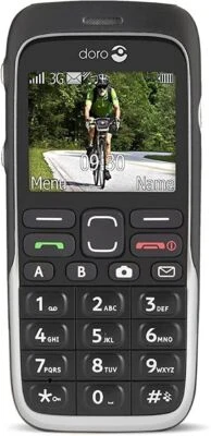 Doro PhoneEasy 520X schwarz Handy nur mit Notruftaste EE Netzwerk - Bild 1 von 4