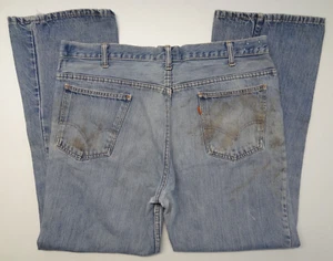 Levi's Big-E 38x30 646-0217 Orange Tab 70s Flare Bell-Bottom Scovill Garlock #6 - Picture 1 of 24