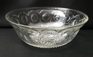 1902 ~ 8.5" Dia. Round Bowl ~ Manhattan Clear by US Glass ~ Nice! - Picture 1 of 5