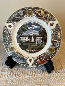 7 1/2" Souvenir The White House Plate A Capsco Product - Picture 1 of 2
