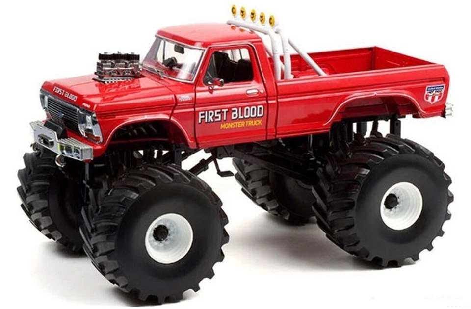 GREENLIGHT - FORD F-250 Monster Truck PRIMO SANGUE 1978 - 1/18 - GREEN13608 - Immagine 1 di 1