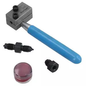 Strumento svasatura tubo freno manuale per tubo 3/16 SAE singolo + doppio svasatore auto - Foto 1 di 6