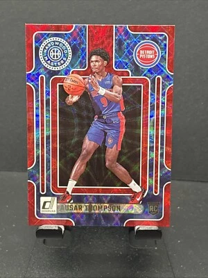 Ausar Thompson 2023-24 Panini Donruss Hardwood Masters International Red RC #2 - Image 1 of 2