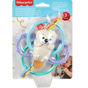 Fisher-Price HJW12 Lontra Dentaruolo sonaglino mordicchiabile - Foto 1 di 1