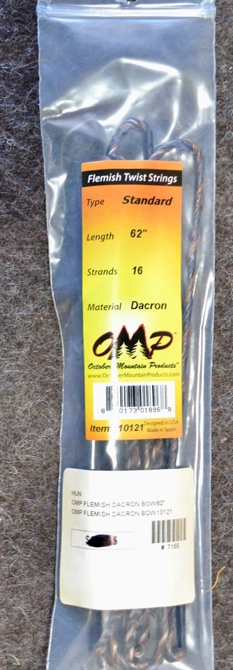 NIB D75  FLEMISH  TWIST  16 STRAND BOWE BOW STRING  56". (3 OF 3) - Image 1 of 1